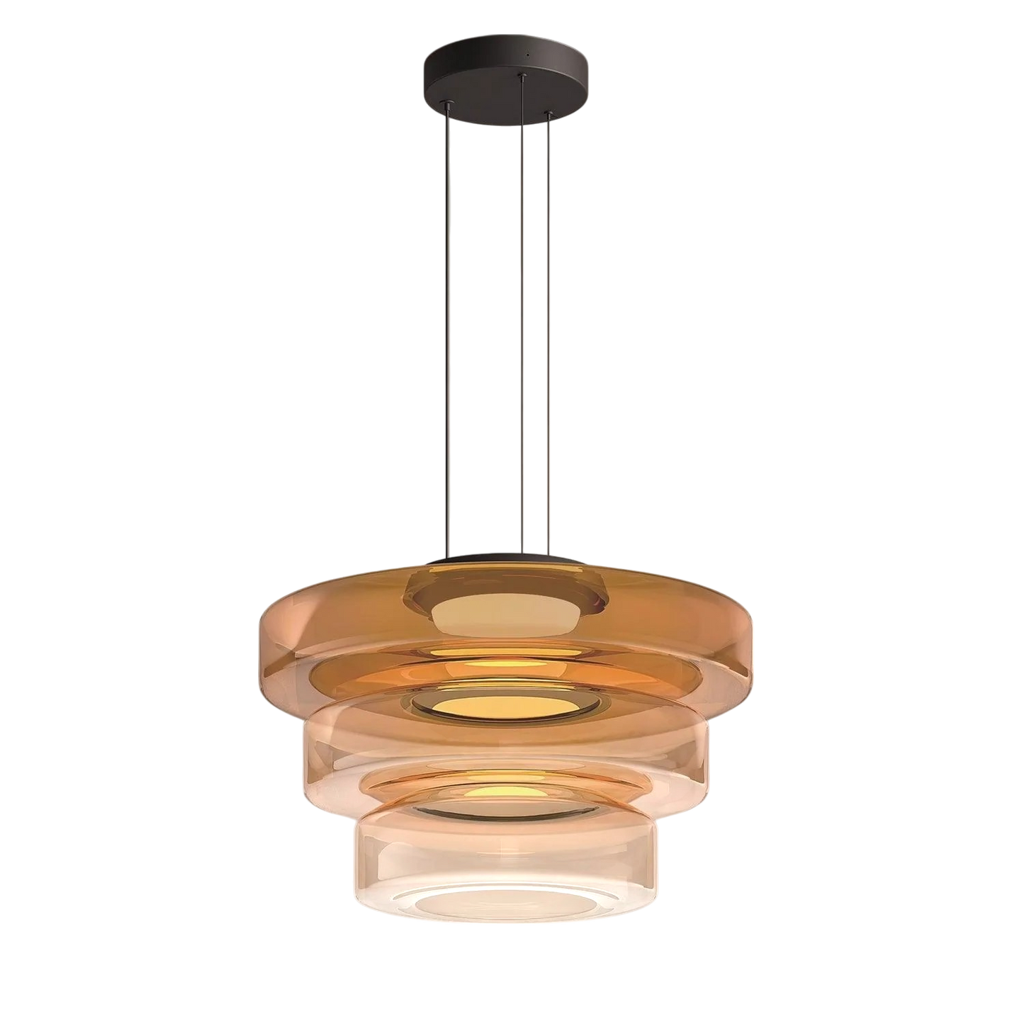 Elegant Danish Glass Bauhaus Pendant Light for a Modern Touch