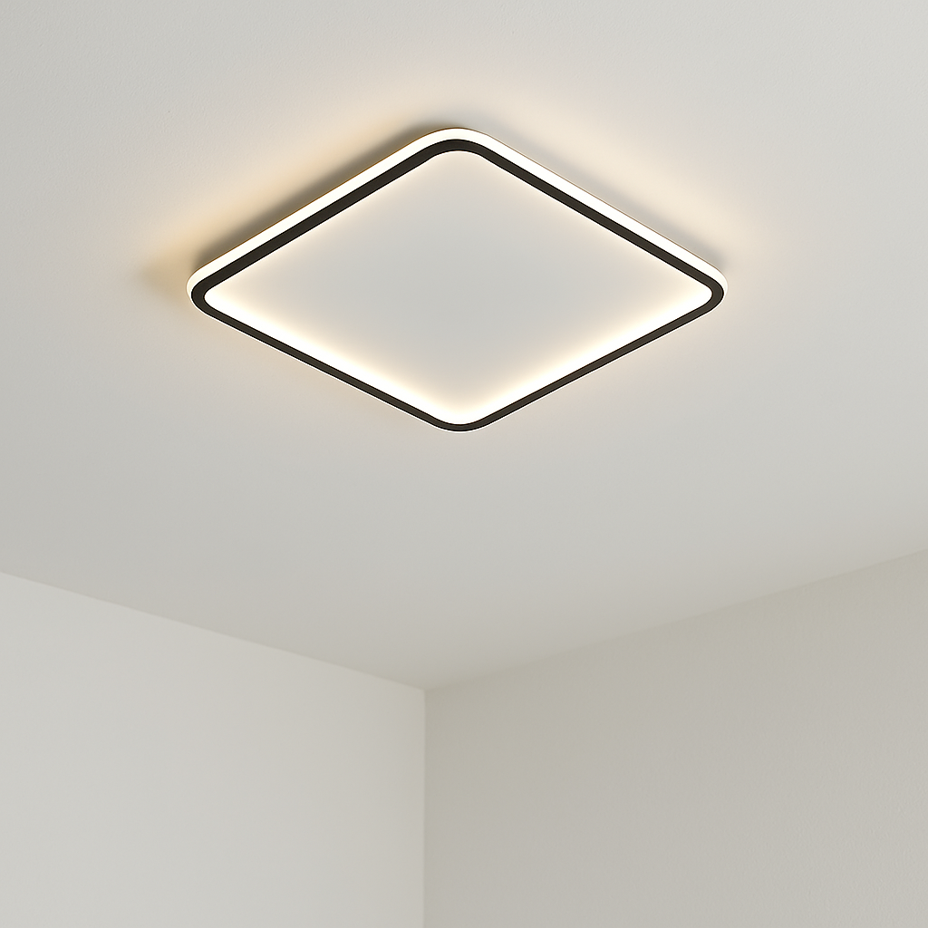 Lustre Scandinave Carré Mysaglobe pour un Éclairage Élégant et Moderne