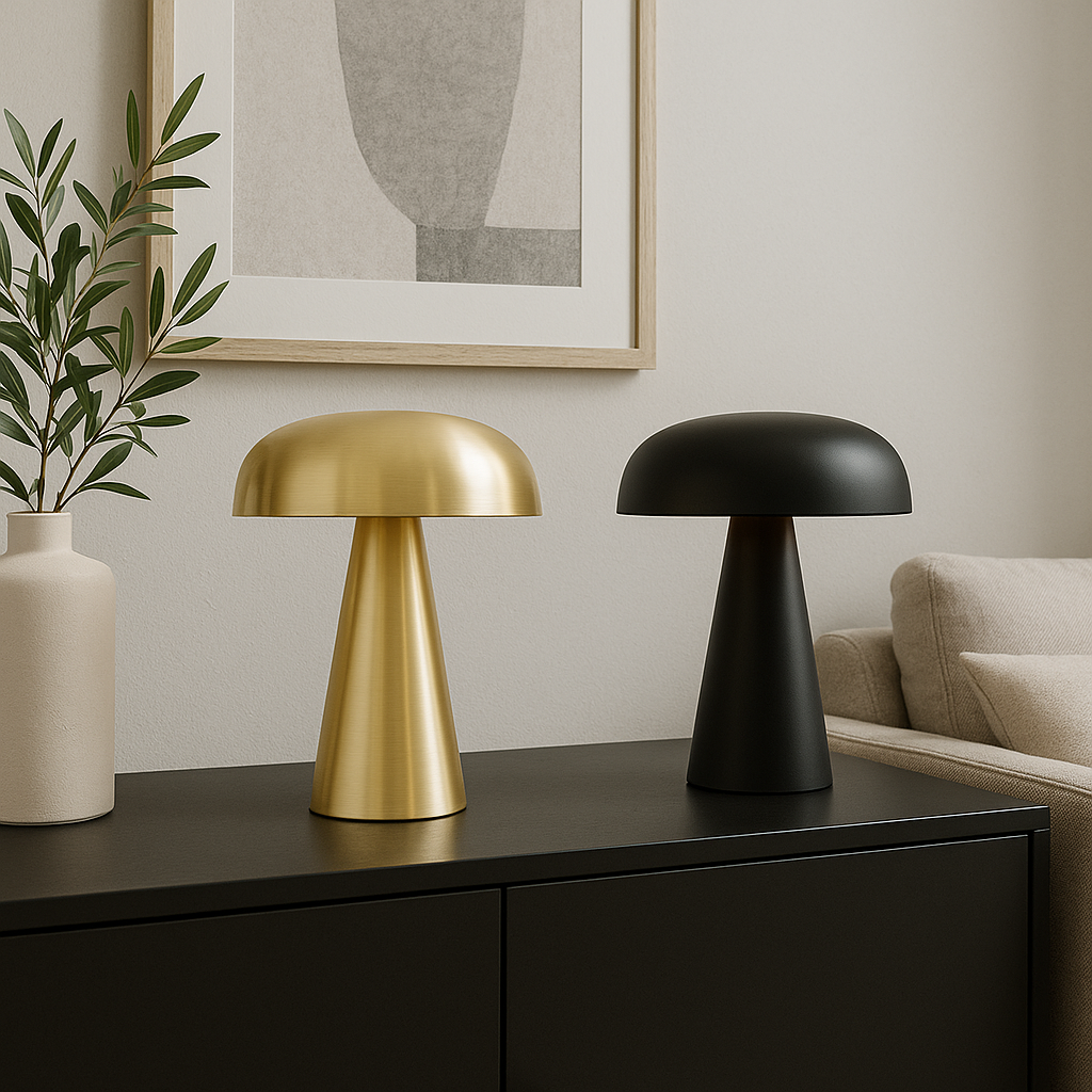 Lámpara de Mesa Nova con Estilo Moderno y Elegante