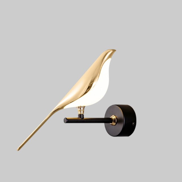Lustre mural moderne MrBird en forme d'oiseaux pour une décoration élégante
