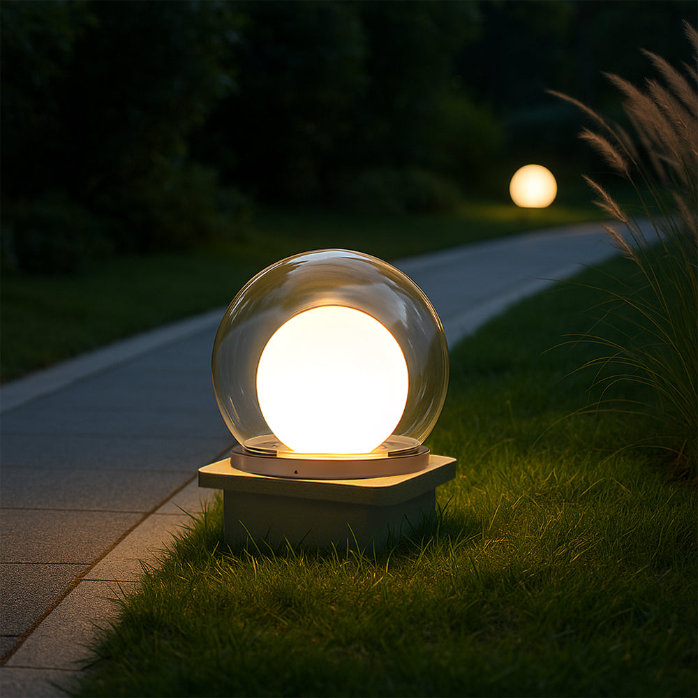 Lampa słupowa z motywem księżyca – elegancki dodatek do każdego wnętrza
