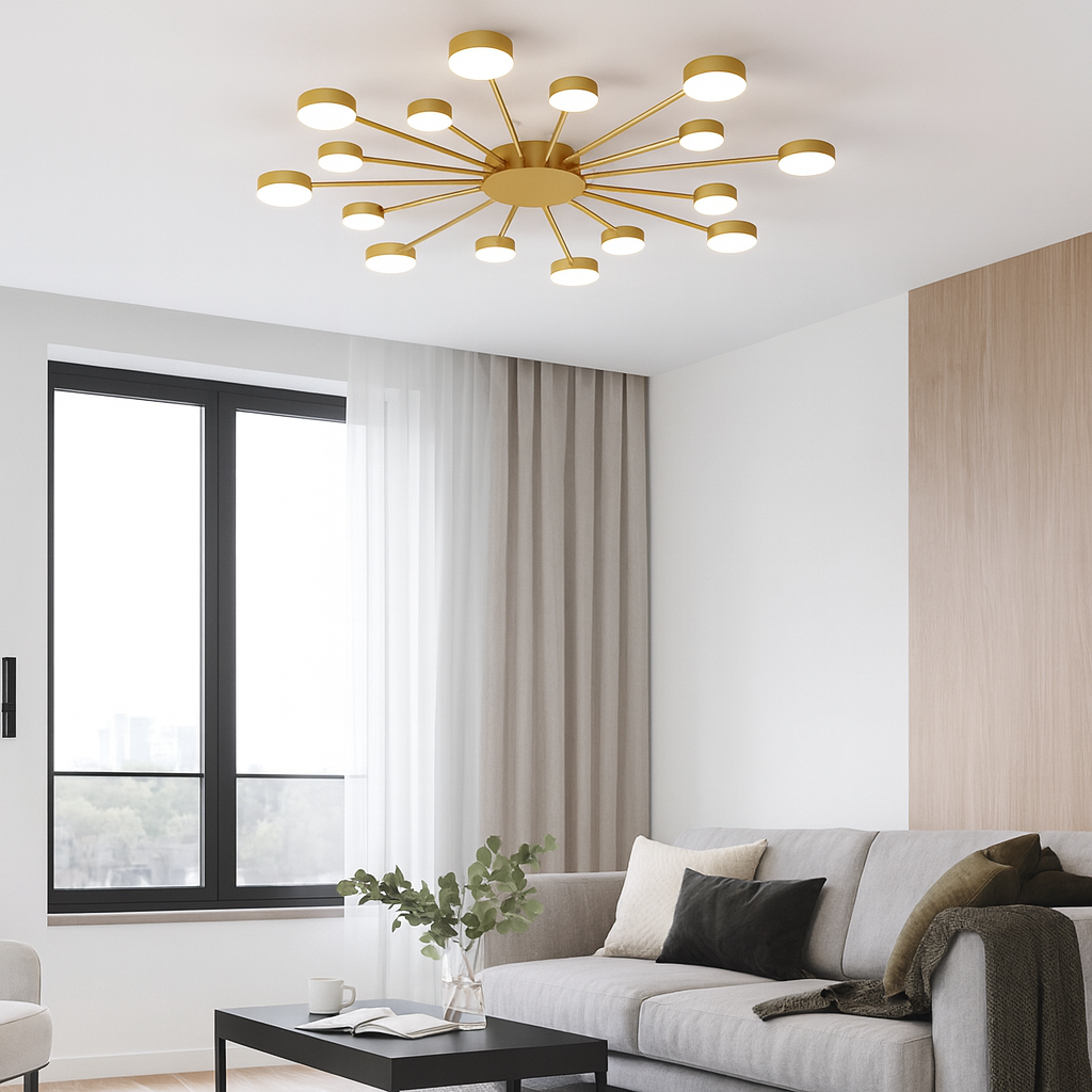 Lustre de plafond moderne Jida pour une ambiance élégante
