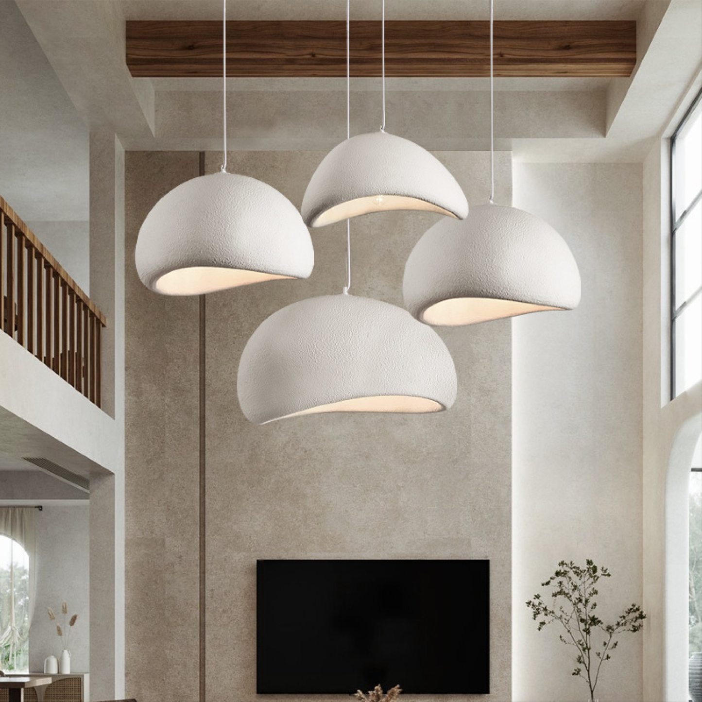 Lumi's Elegant Wabi Sabi Pendant Light for a Modern Touch
