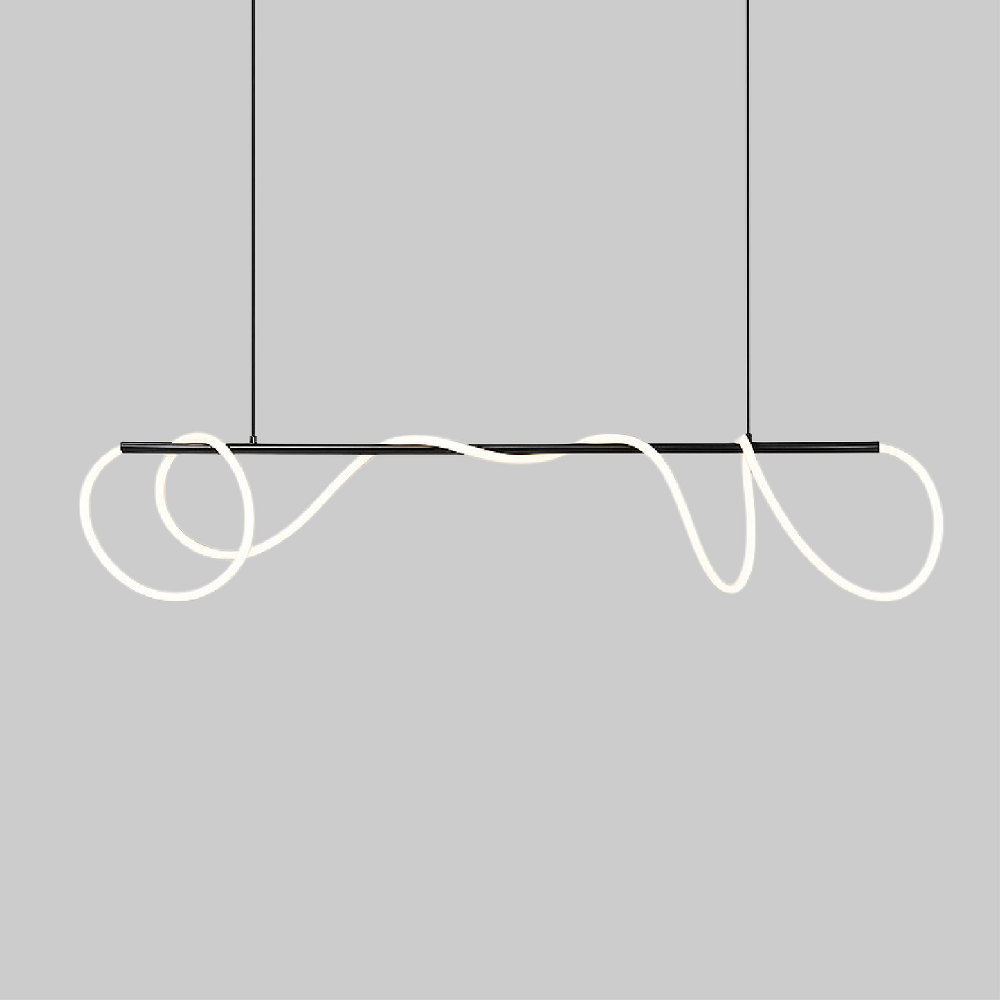 Lampa wisząca liniowa do stołu kuchennego — nowoczesny design i jasne oświetlenie