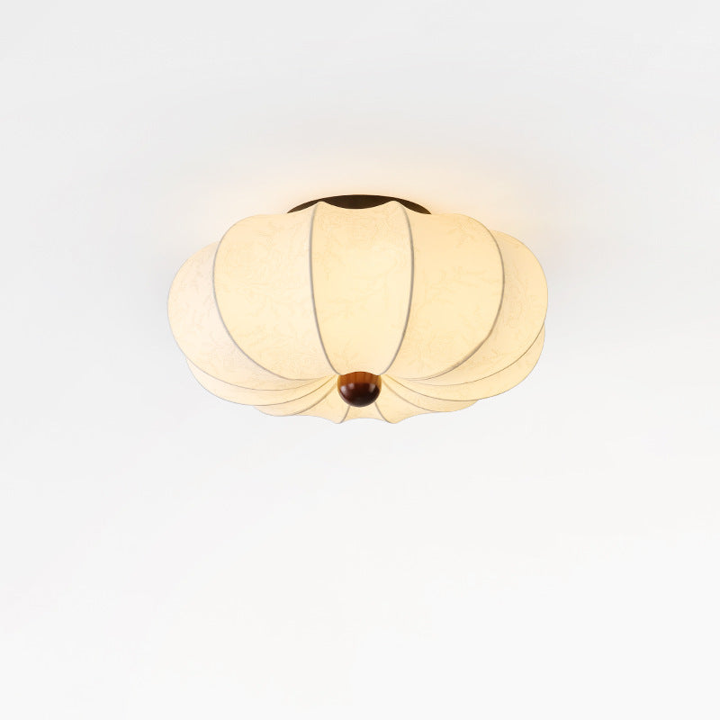 Empire Inspired Medieval Silk Ceiling Light for Elegant Interior Decor