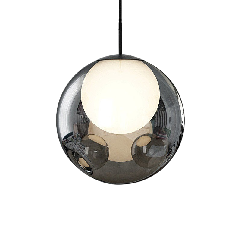 Elegante Lampada Pendante in Vetro Italiano