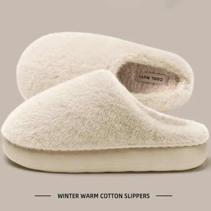 Winter Faux Fur Slippers