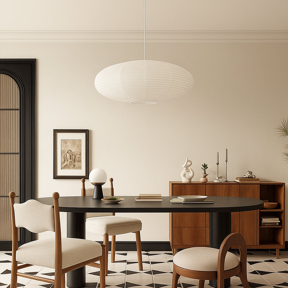 Wabi's Handmade Paper Pendant Light