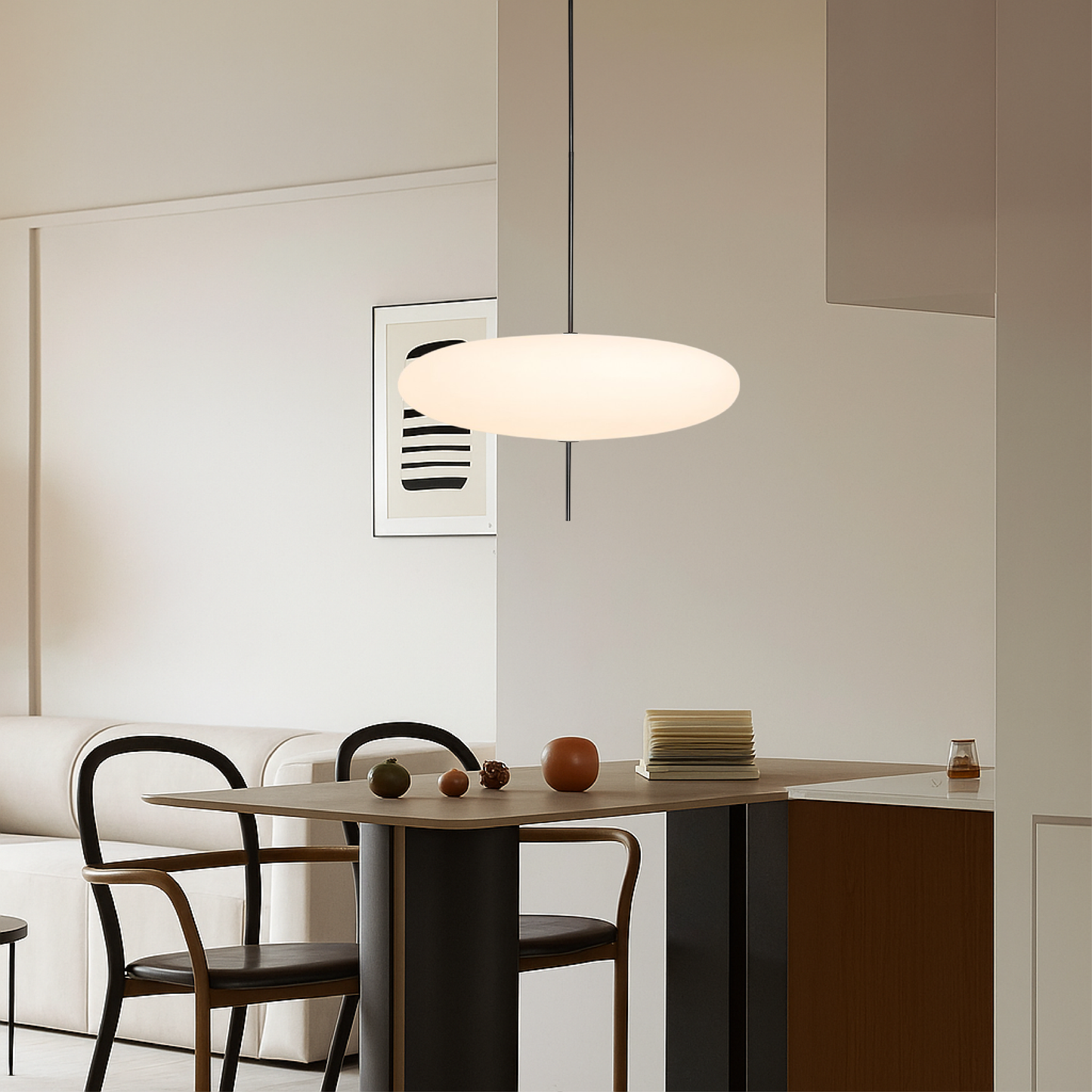 Elegant Dansk Bauhaus Loftpendel Væglampe med moderne design