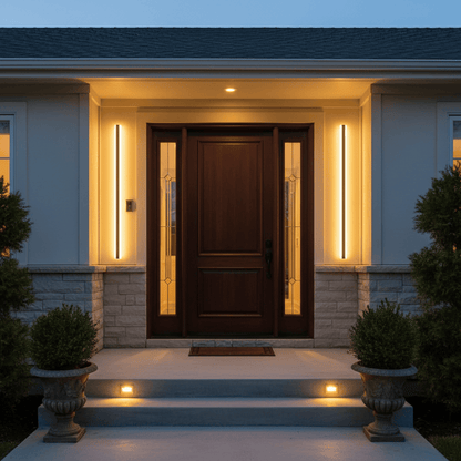 Stripe Lined LED Wall Light
