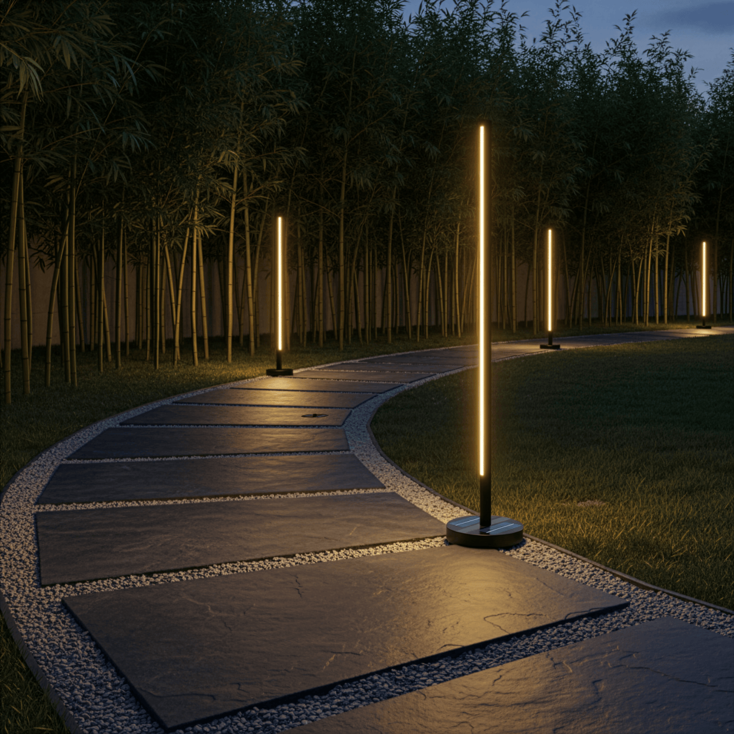 Solar Outdoor Floor Lamp