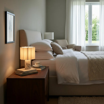 Mirna Marble Table Lamp - Elegant Marble Finish for Modern Accent Lighting