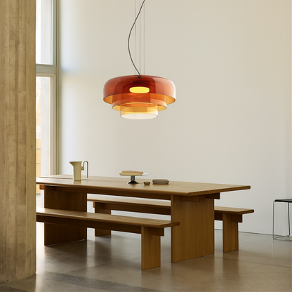 Lampa wisząca z przezroczystego szkła - elegancki dodatek do każdego wnętrza