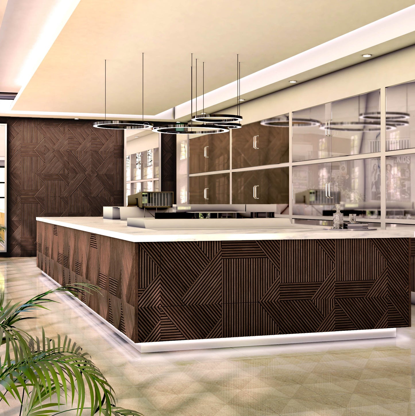 Euclid Wooden Wall Panel