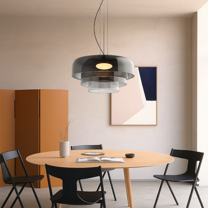 Lampa wisząca z przezroczystego szkła - elegancki dodatek do każdego wnętrza