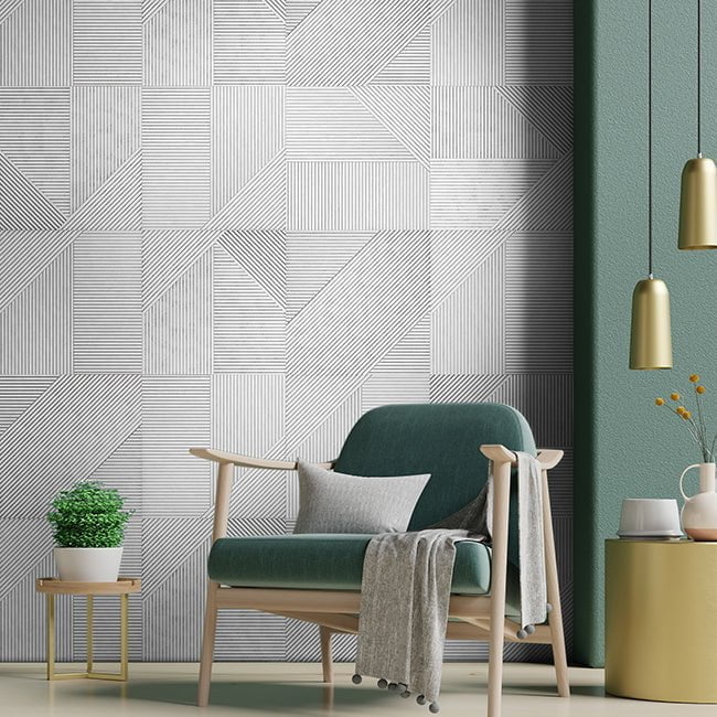 Euclid Painted Wooden Wall Panelasdfasdf
