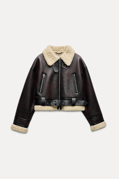 Classic Leather Flight Jacket