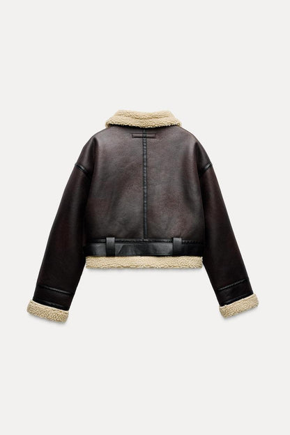 Classic Leather Flight Jacket