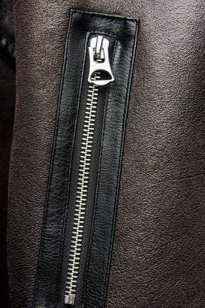 Classic Leather Flight Jacket