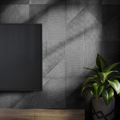 Euclid Painted Wooden Wall Panelasdfasdf
