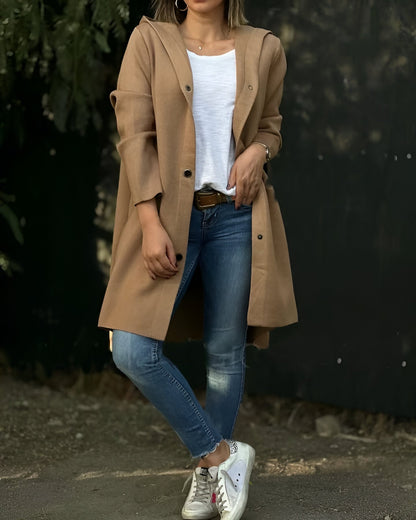KIRSTIN | MANTEAU À CAPUCHE