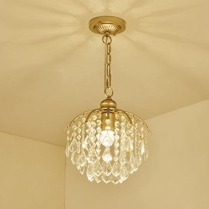 Lustre en cristal élégant pour la chambre à coucher