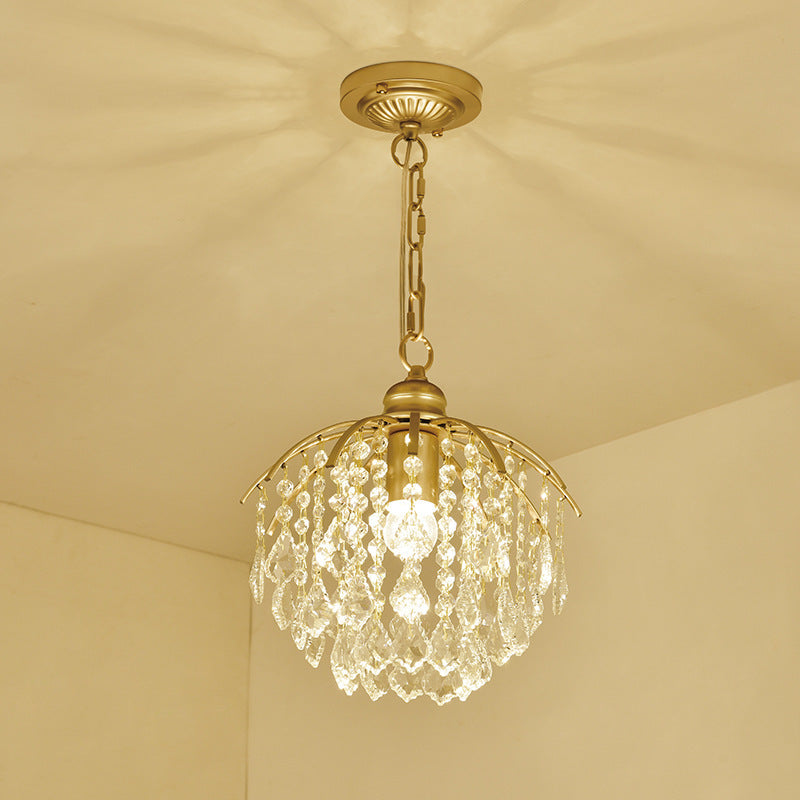 Crystal Chandelier for Bedroom – Elegant Crystal Ceiling Light Fixture