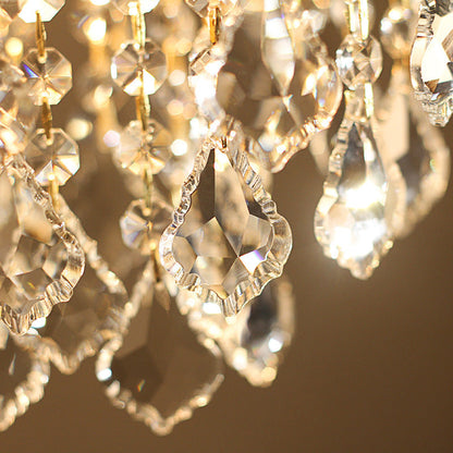 Lustre en cristal élégant pour la chambre à coucher