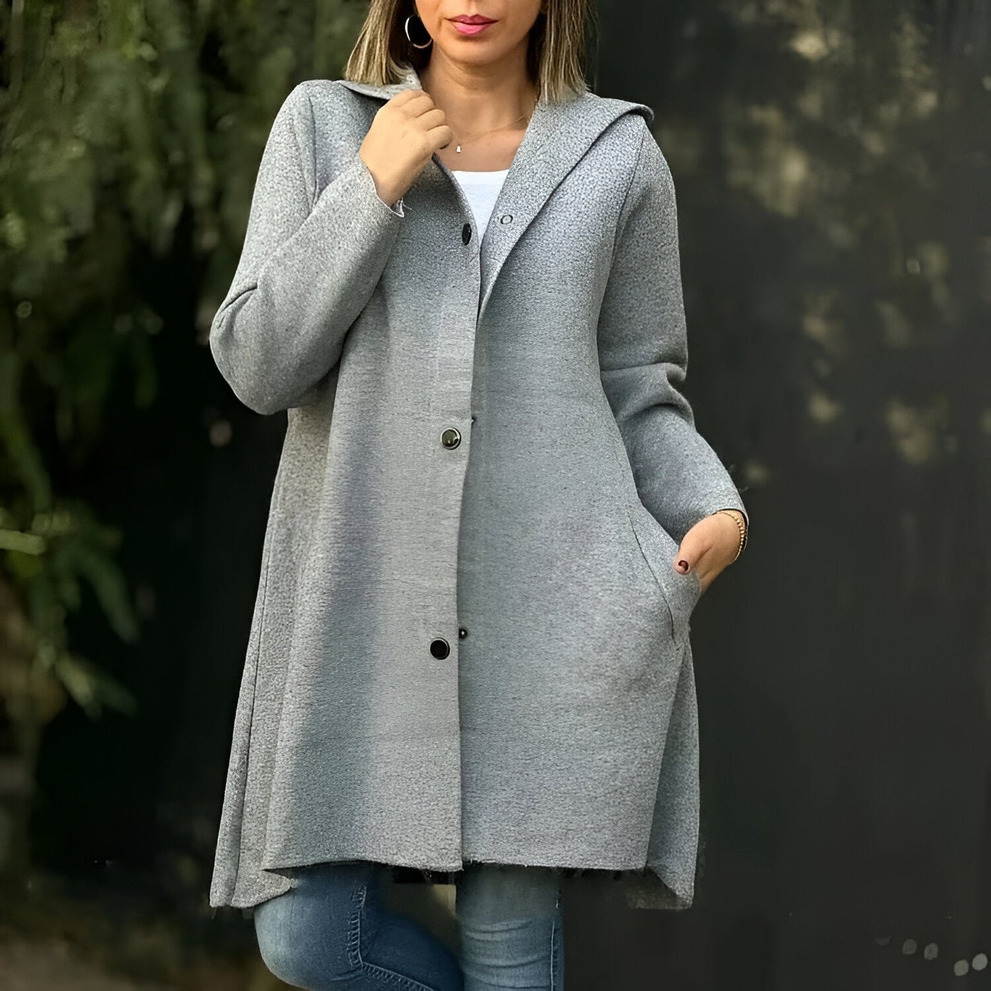 KIRSTIN | MANTEAU À CAPUCHE