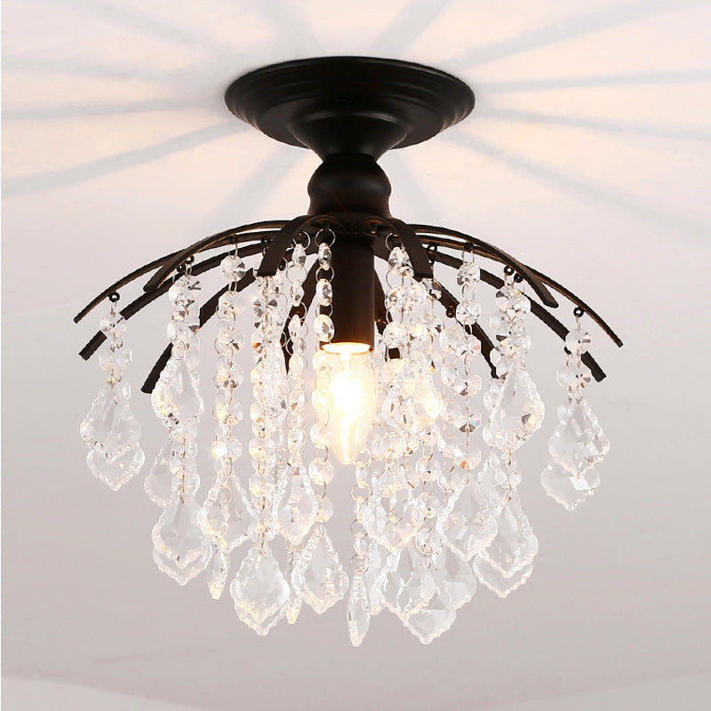 Lustre en cristal élégant pour la chambre à coucher