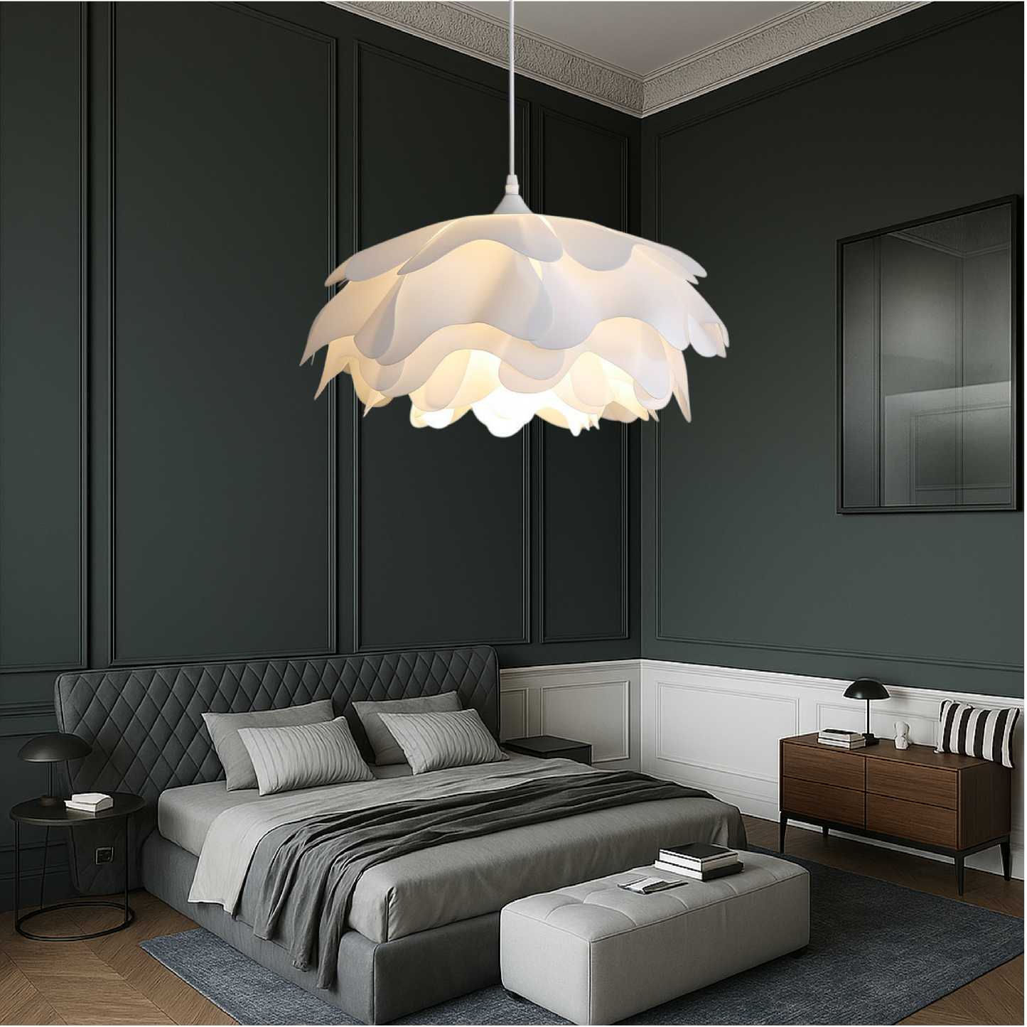 Lustra Pendant Peony din Noroi pentru un Aspect Elegant și Modern