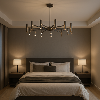 12-Luces Lámpara de Techo Contemporánea Elegante