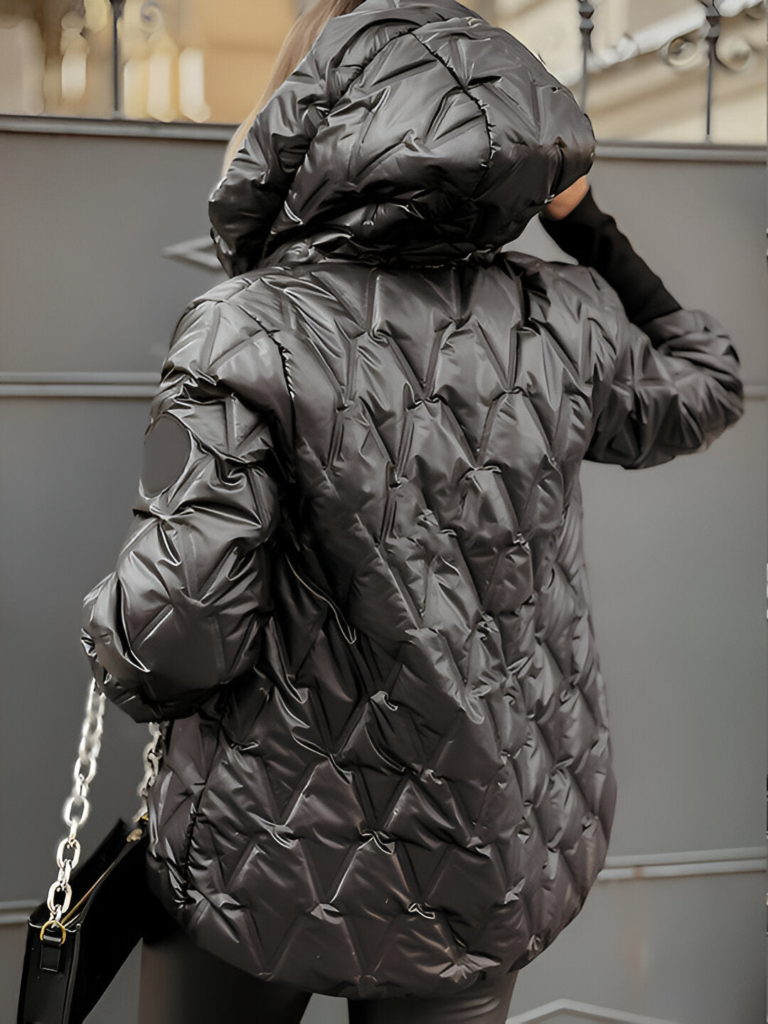 STELLA | VESTE PATCHWORK EN DIAMANT
