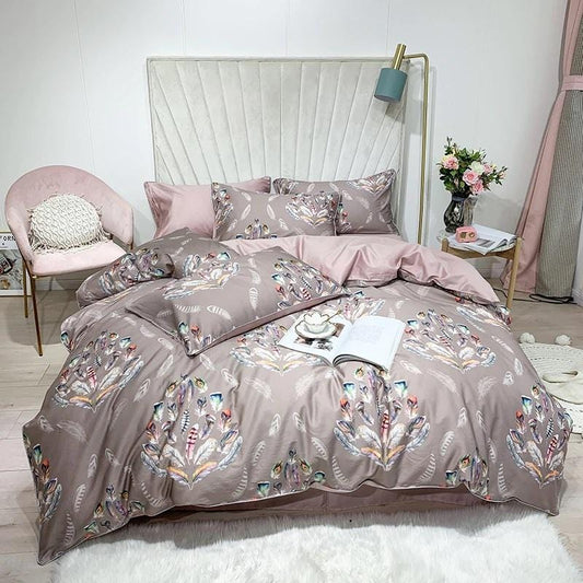 Plumage Duvet Cover Set (Long-Staple Sateen Cotton)