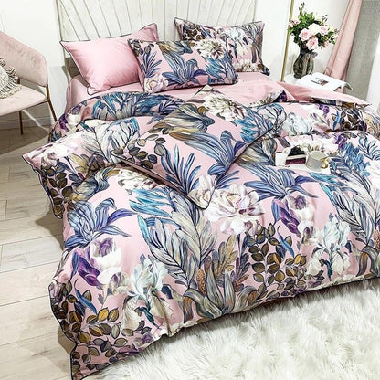 Gardens Duvet Cover Set (Long-staple Sateen Cotton)