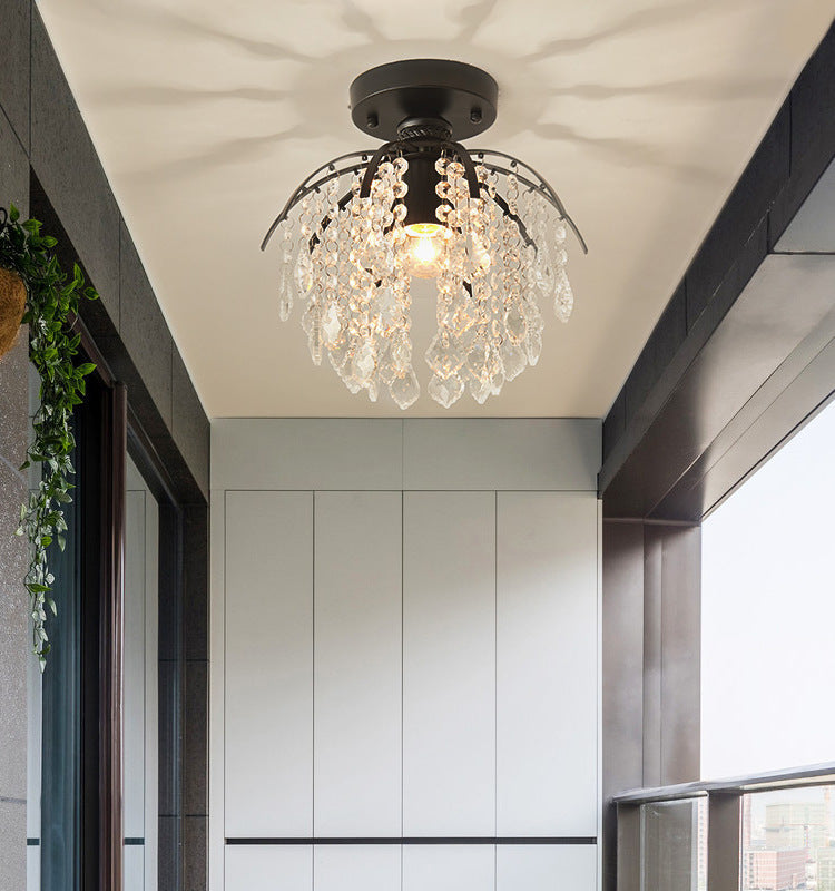 Lustre en cristal élégant pour la chambre à coucher