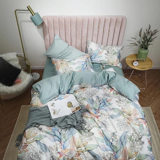 Blossom Duvet Cover Set (Long-staple Sateen Cotton)