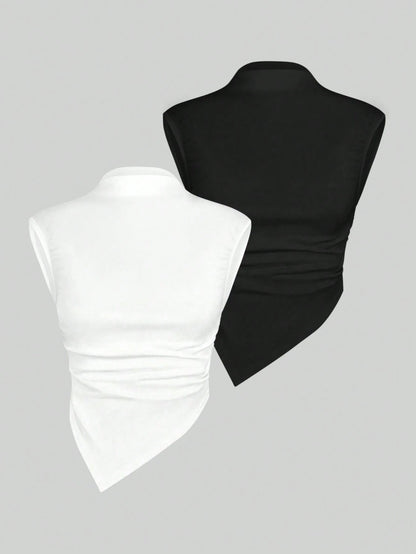 Ruched Side Tank Top