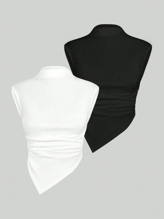 Ruched Side Tank Top