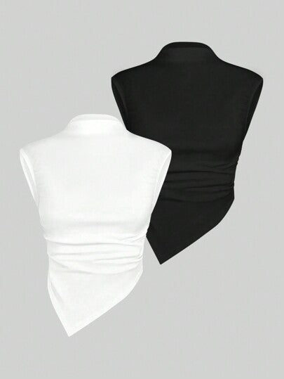 Ruched Side Tank Top
