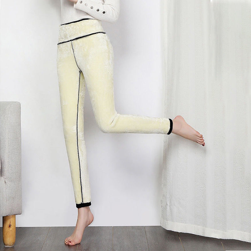 Umkehrbare Leggings - Hohe Taille Stretch-Leggings mit beidseitigem Design