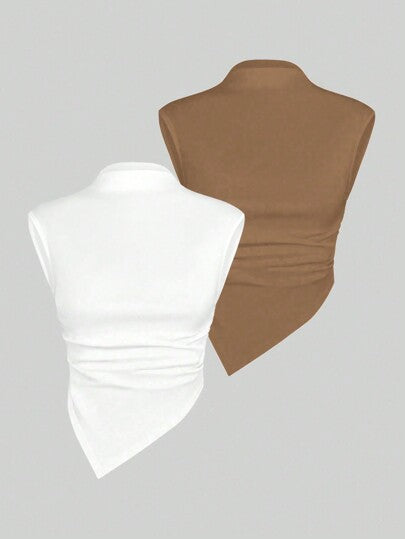 Ruched Side Tank Top