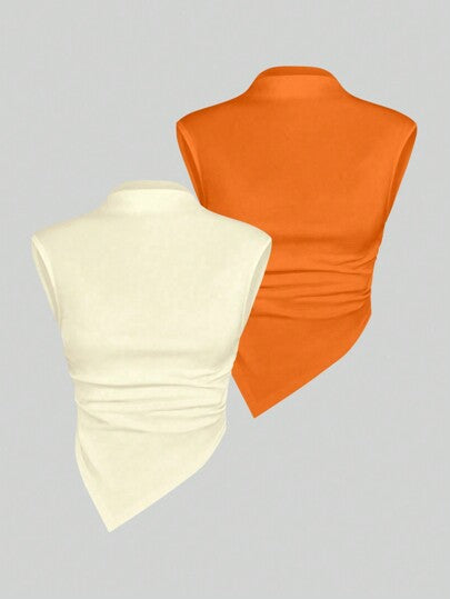 Ruched Side Tank Top