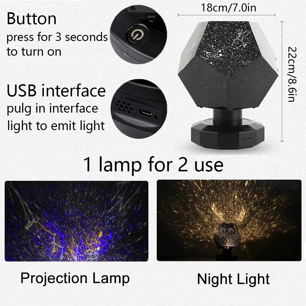 Star Projector Night Light