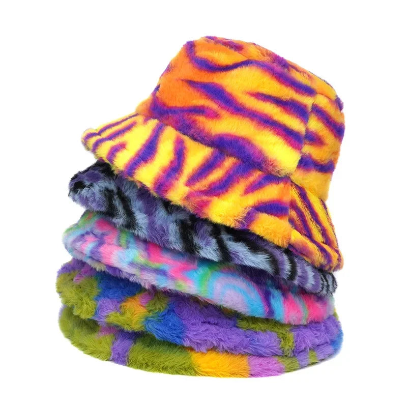 Winter Fur Bucket Hat