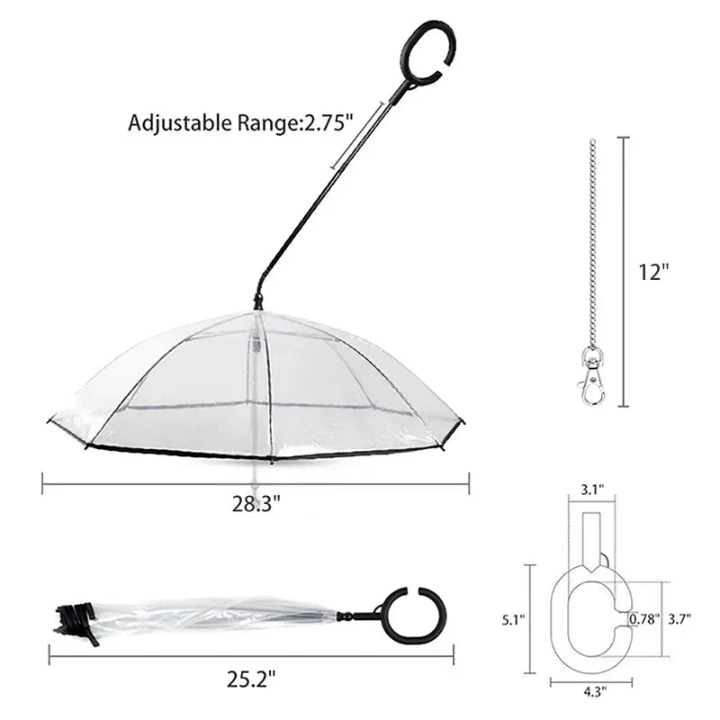Pet Rain Protection Umbrella