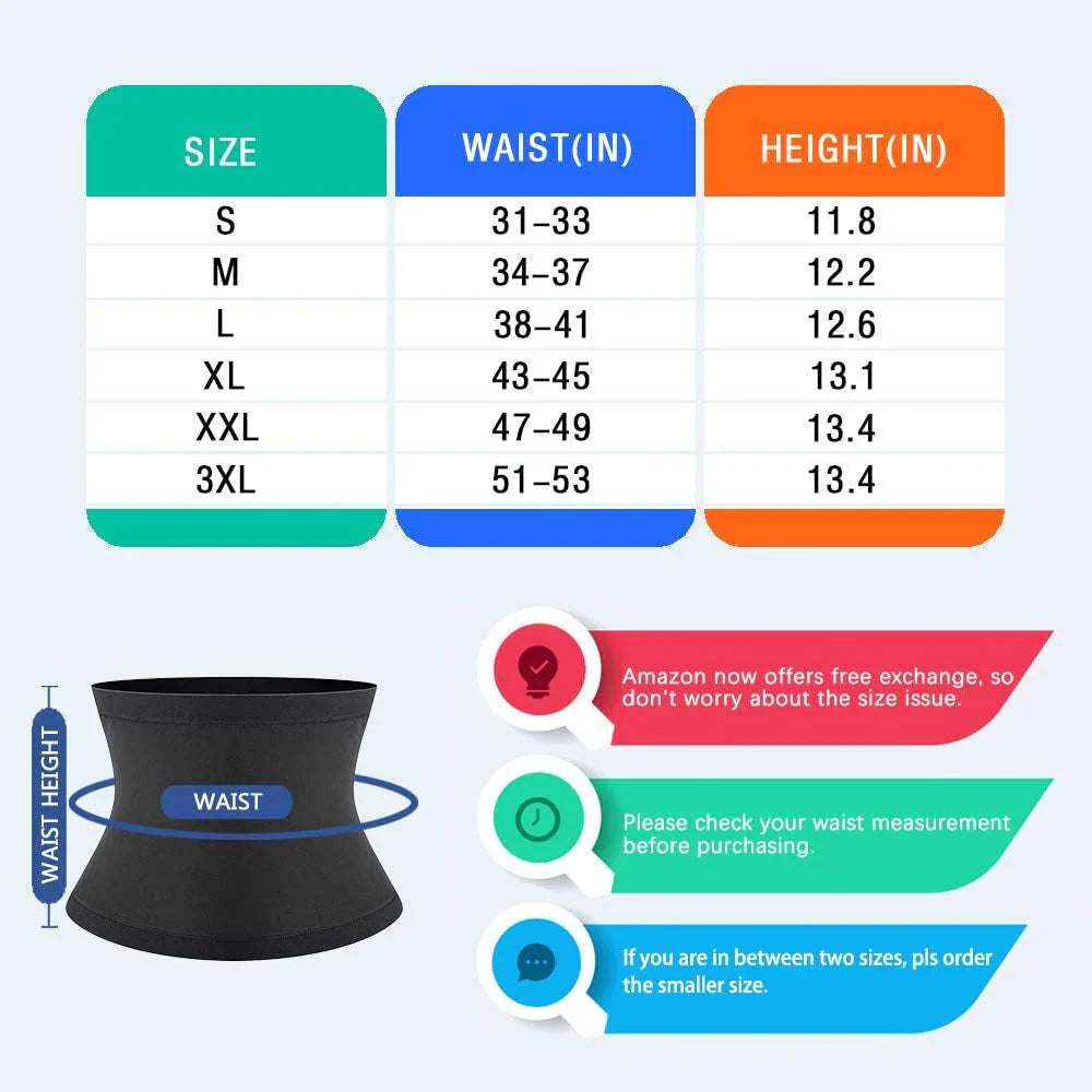 Sauna Waist Trimmer Belt