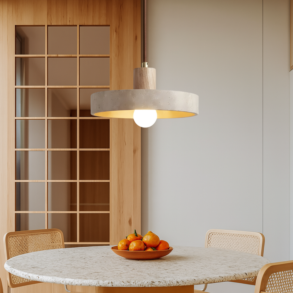 Lustra Pendul Travertin Bauhaus Eleganță și Stil Modern
