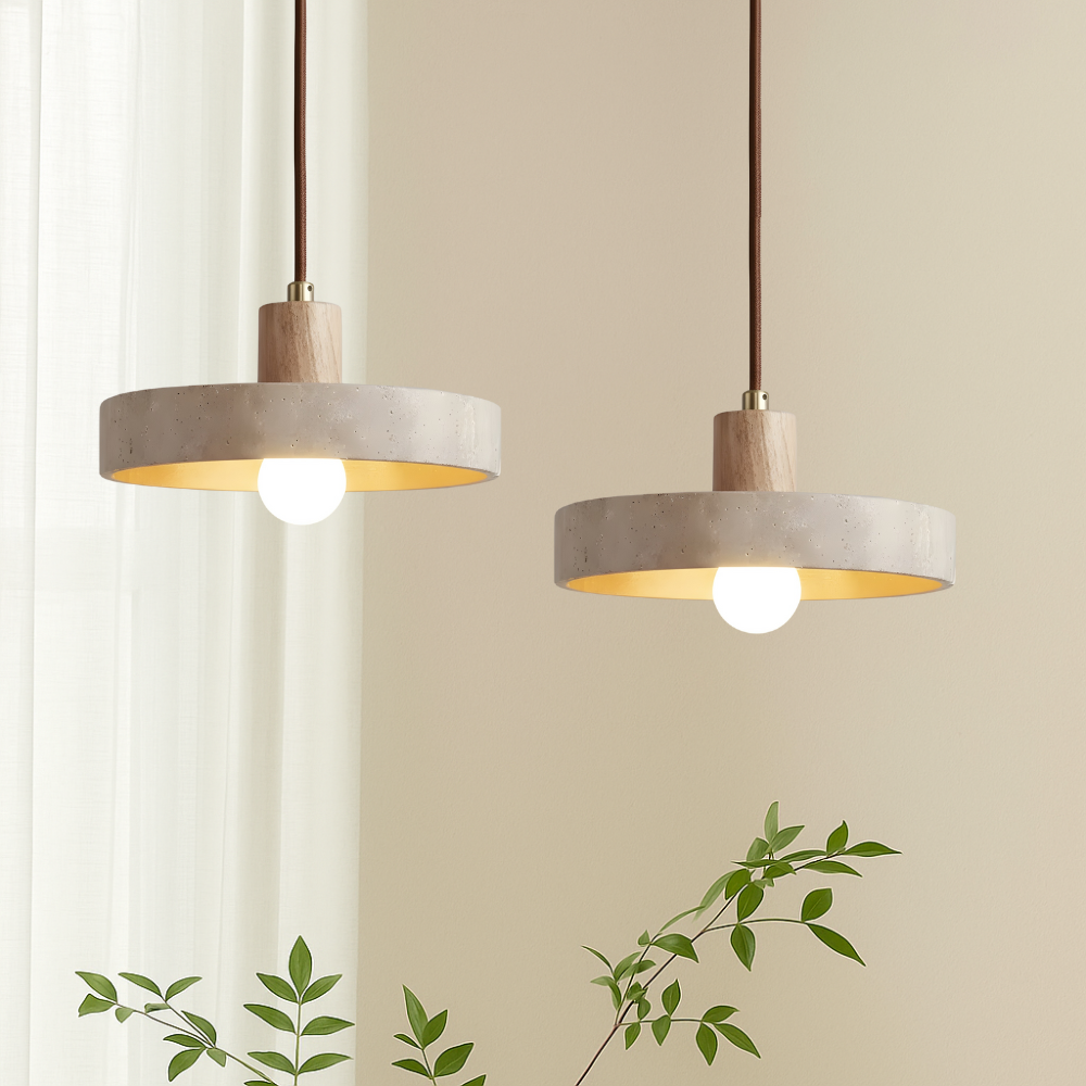 Lustra Pendul Travertin Bauhaus Eleganță și Stil Modern