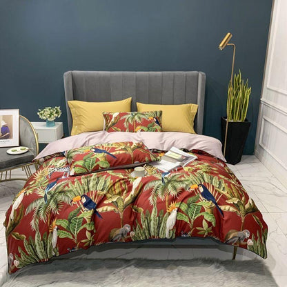 Jungle Fever Duvet Cover Set (Long-Staple Sateen Cotton)